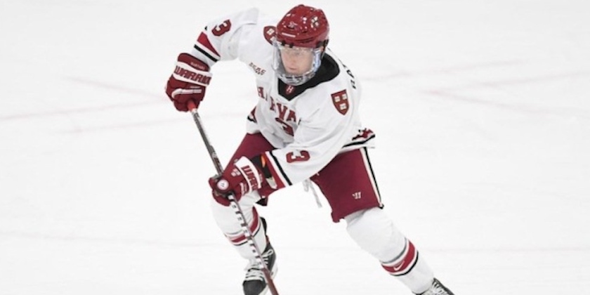 Harvard’s Rathbone Signs NHL Deal with Vancouver